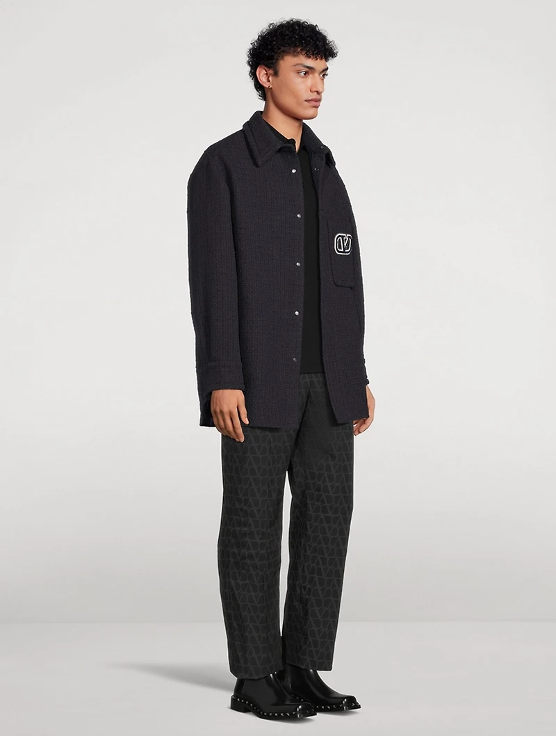 VLOGO Cotton Tweed Jacket