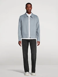 Wool And Cashmere Zip Jacket