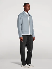Wool And Cashmere Zip Jacket