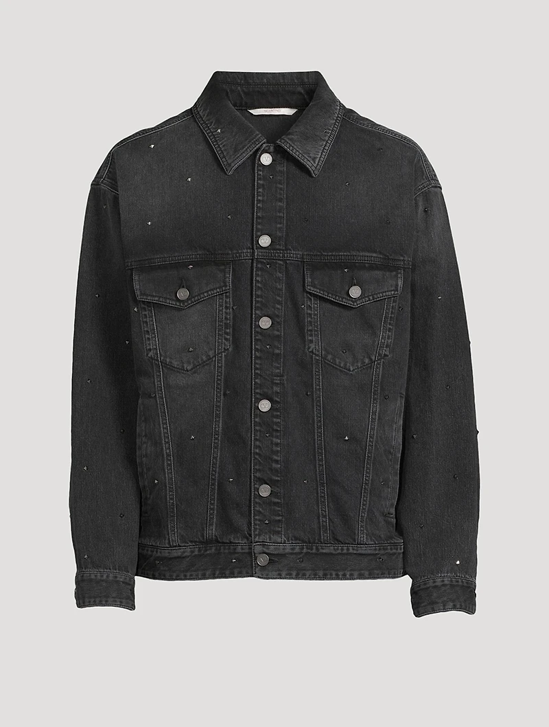 Rockstud Denim Jacket