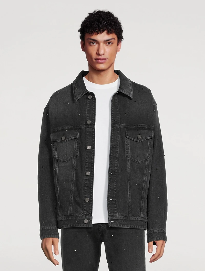 Rockstud Denim Jacket