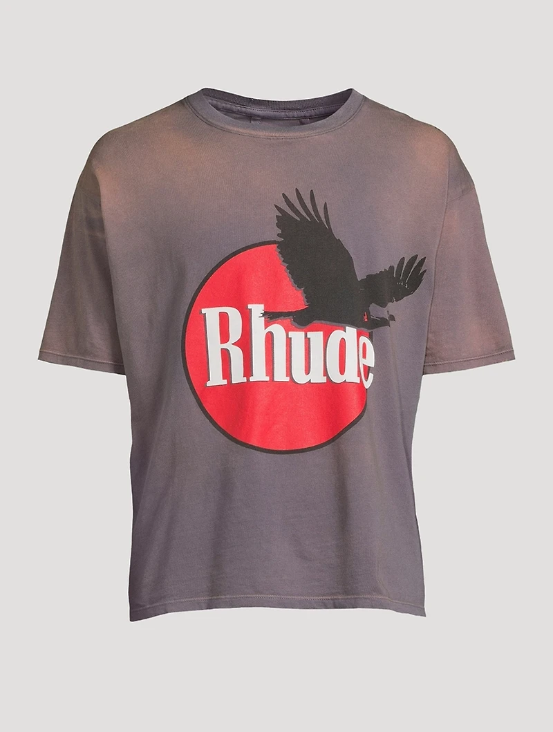 Eagle Logo Cotton T-Shirt