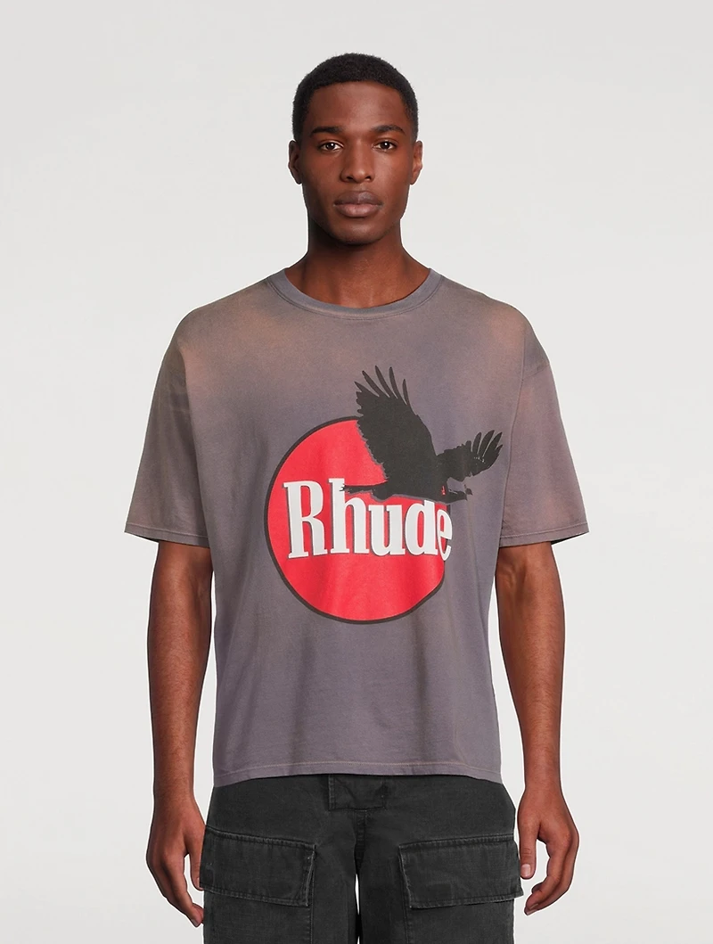 Eagle Logo Cotton T-Shirt