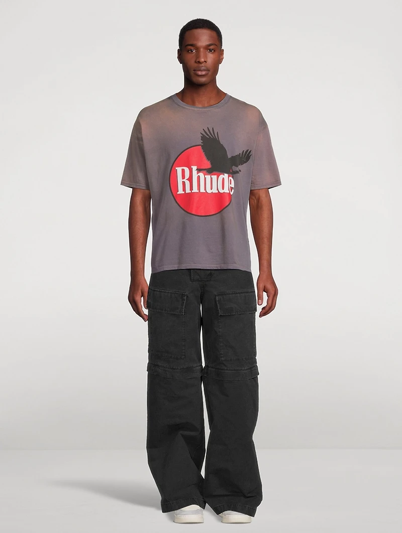 Eagle Logo Cotton T-Shirt