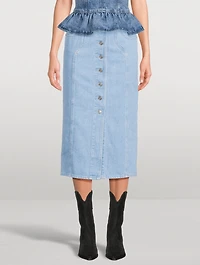 Vandi Denim Midi Skirt