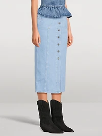 Vandi Denim Midi Skirt