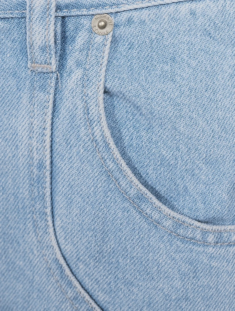 Vandi Denim Midi Skirt