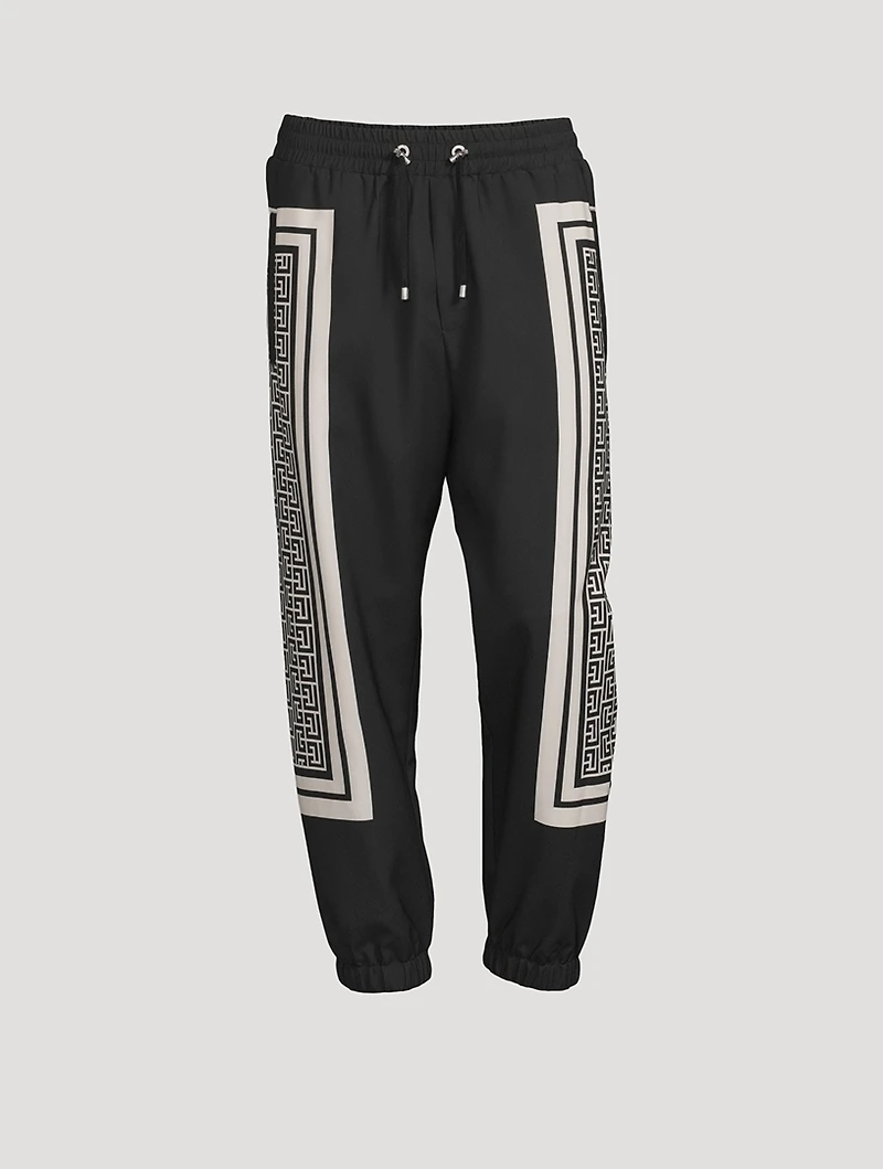 Monogram Scarf Track Pants