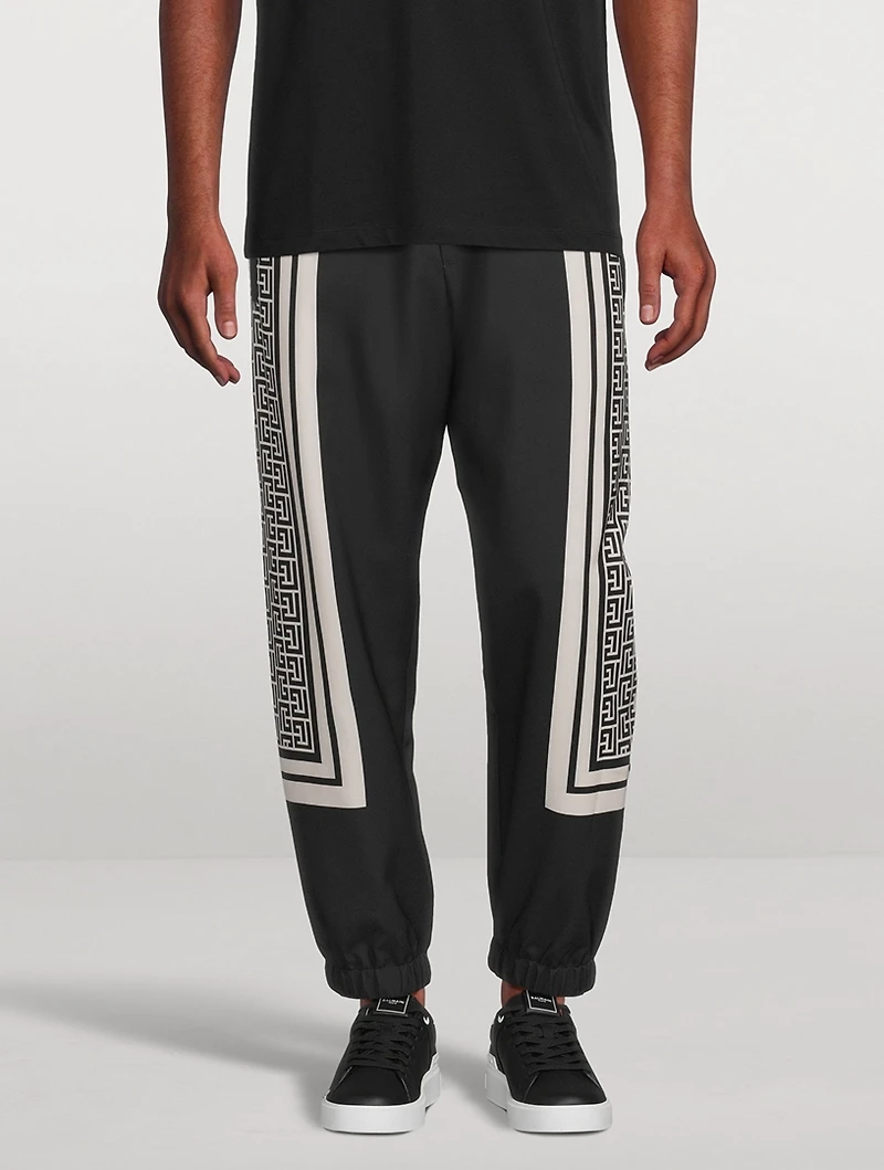 Monogram Scarf Track Pants