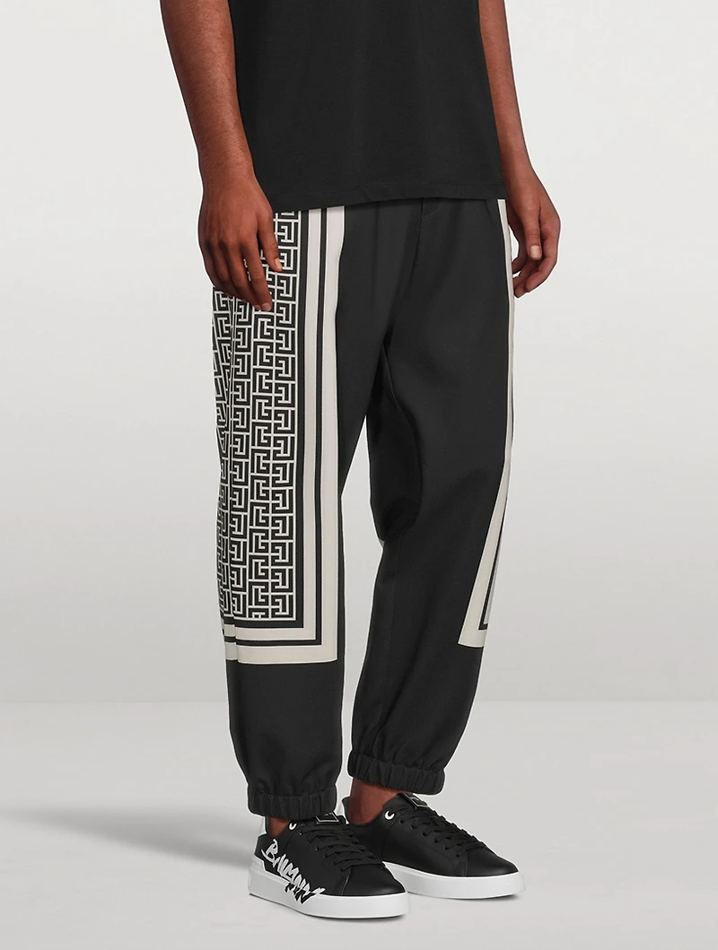 Monogram Scarf Track Pants