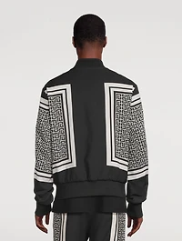 Reversible Monogram Scarf Bomber Jacket