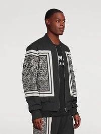 Reversible Monogram Scarf Bomber Jacket