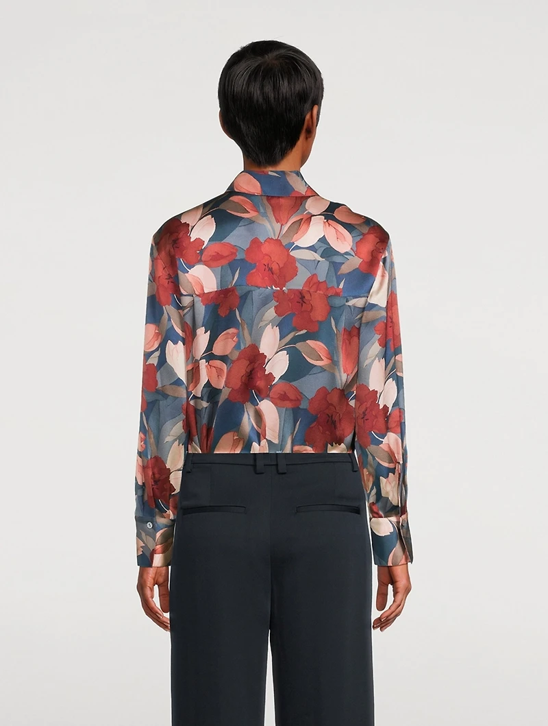 Nouveau Magnolia Silk Relaxed Shirt