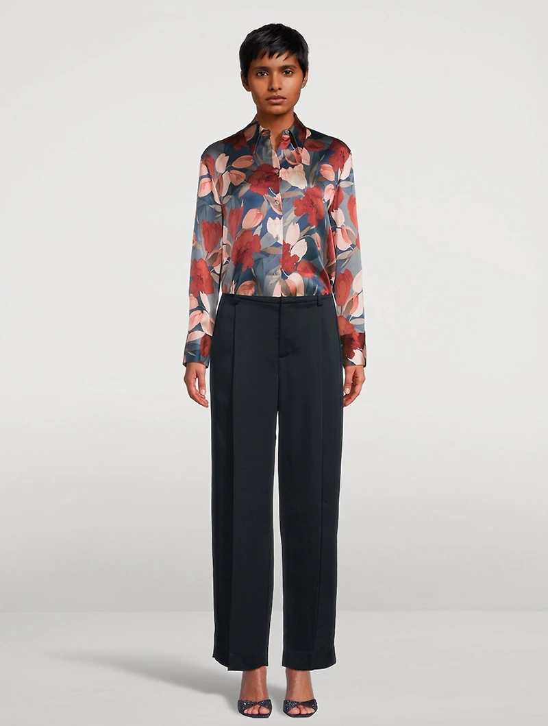 Nouveau Magnolia Silk Relaxed Shirt