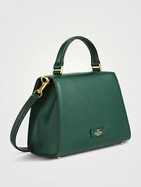 Small VSling Leather Satchel