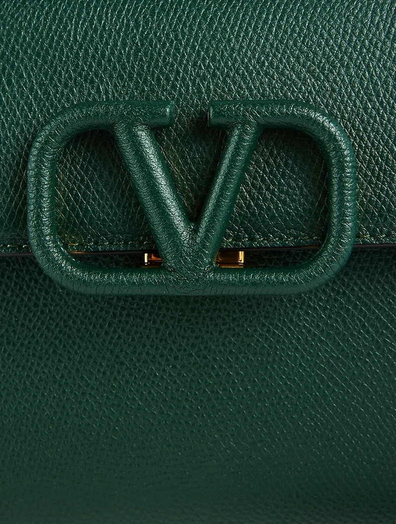 Small VSling Leather Satchel
