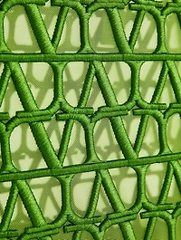 Le Troisième Embroidered Mesh Tote Bag