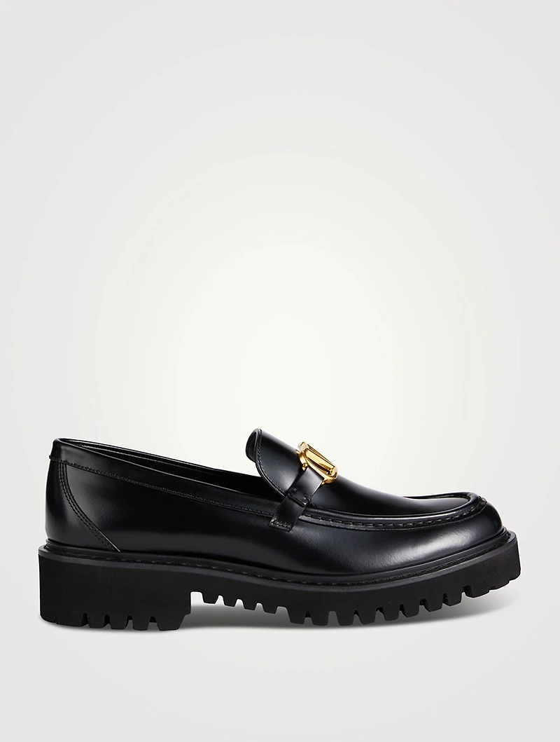 VLOGO Leather Loafers