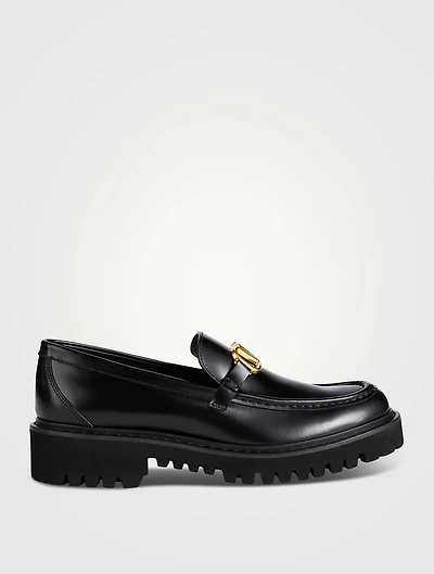 VLOGO Leather Loafers