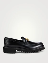 VLOGO Leather Loafers