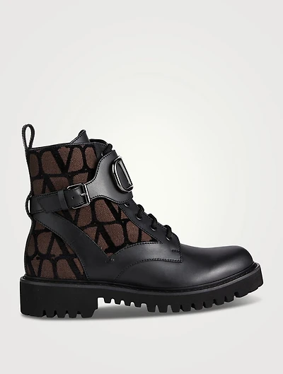 VLOGO Toile Iconographe Combat Boots