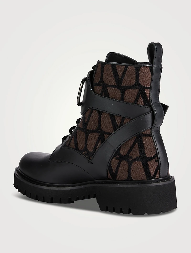 VLOGO Toile Iconographe Combat Boots