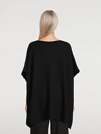 Wool Long Kaftan Top