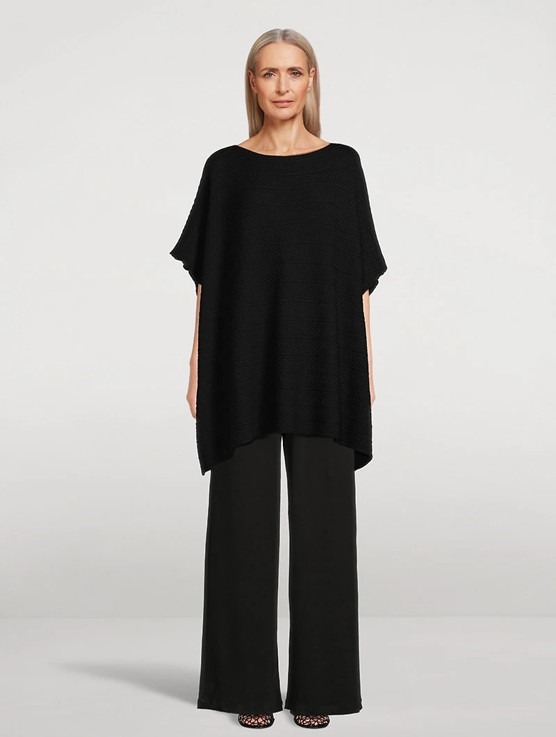 Wool Long Kaftan Top