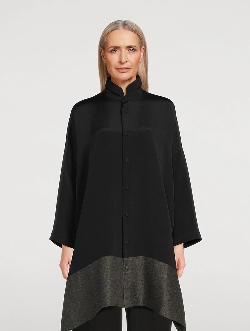 Silk Long Shirt