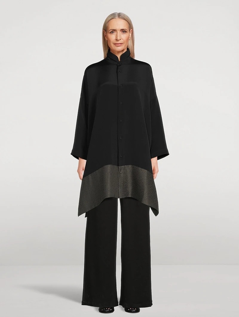Silk Long Shirt