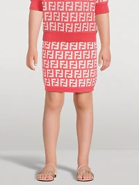 Kids Wool And Cotton FF Skirt