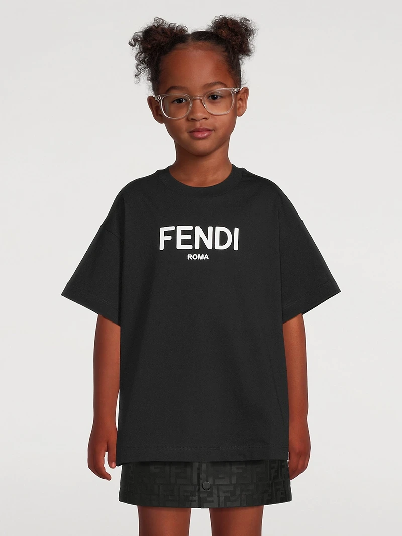 Kids Cotton Logo T-Shirt