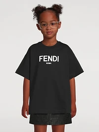 Kids Cotton Logo T-Shirt