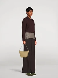 Lewitt Wool Crêpe Double-Face Cropped Jacket