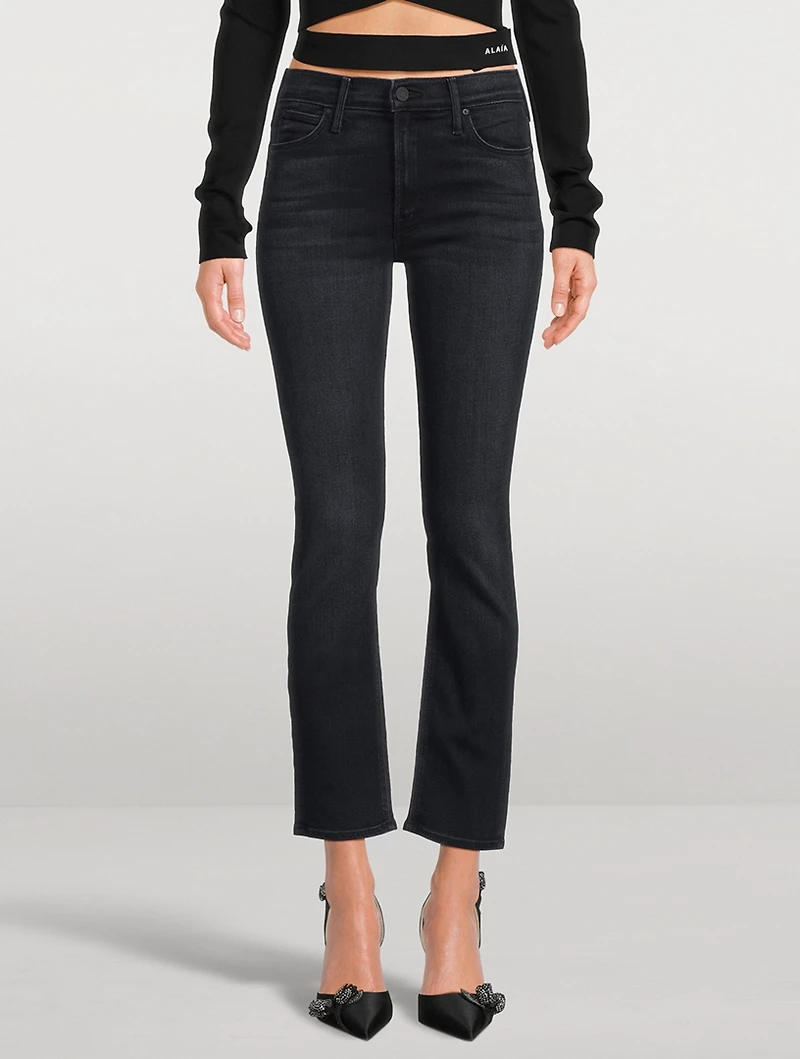 The Dazzler Straight Cropped Jeans