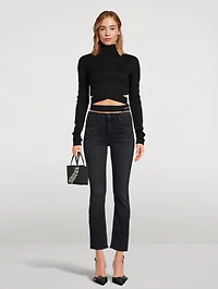 The Dazzler Straight Cropped Jeans