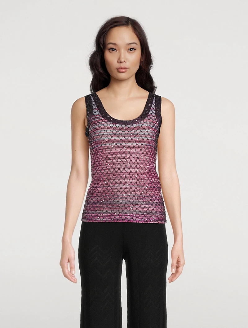 Sequin Tank Top