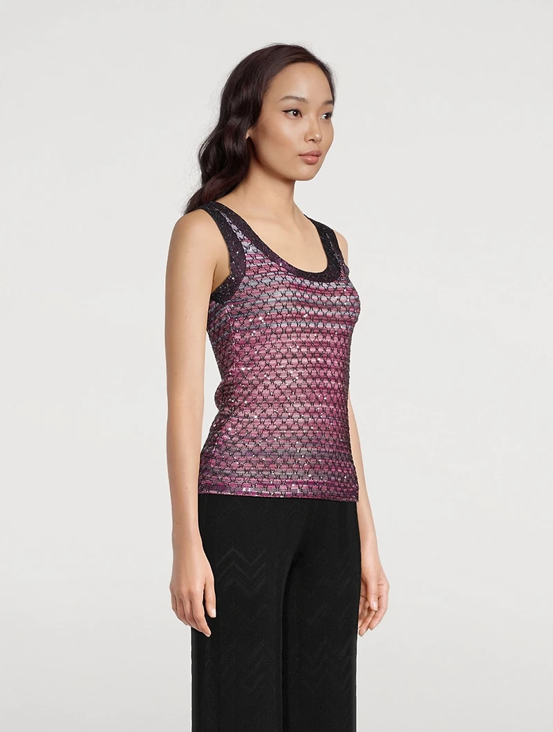 Sequin Tank Top