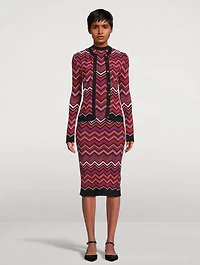 Chevron Knit Cardigan