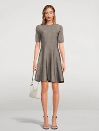 4G Jacquard Mini Dress