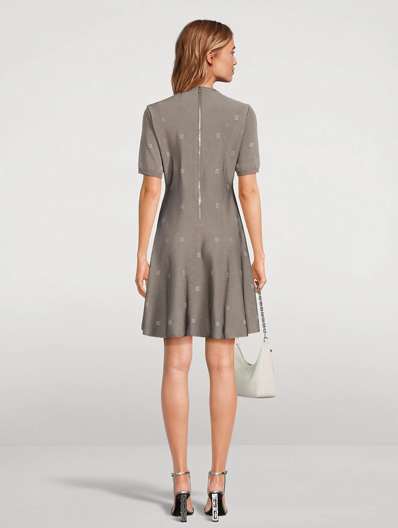 4G Jacquard Mini Dress