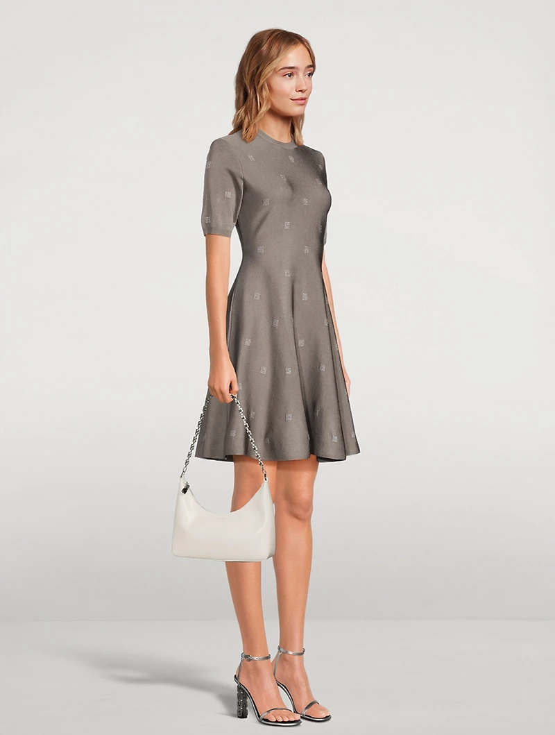4G Jacquard Mini Dress