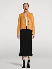 Leather Safari Jacket