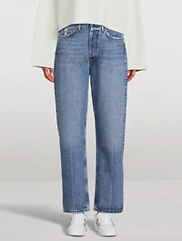 90s Mid-Rise Straight Jeans