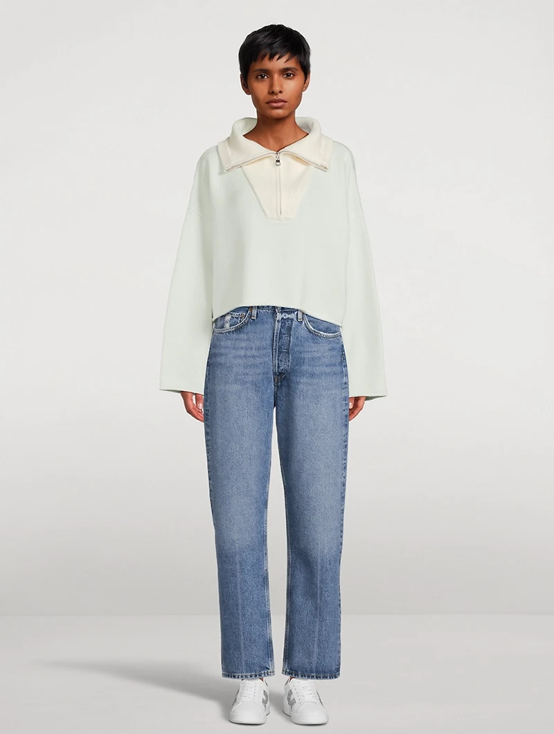 90s Mid-Rise Straight Jeans