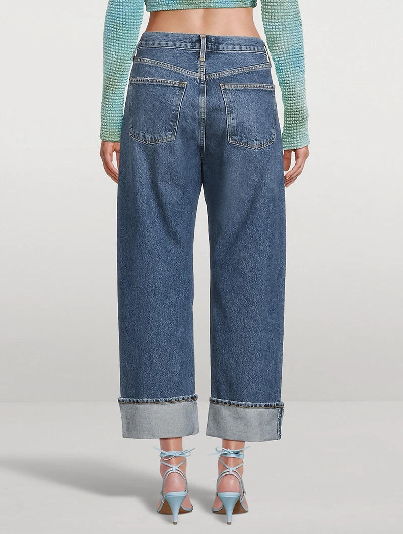Fran Low-Slung Wide-Leg Jeans