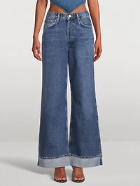 Dame Wide-Leg Jeans