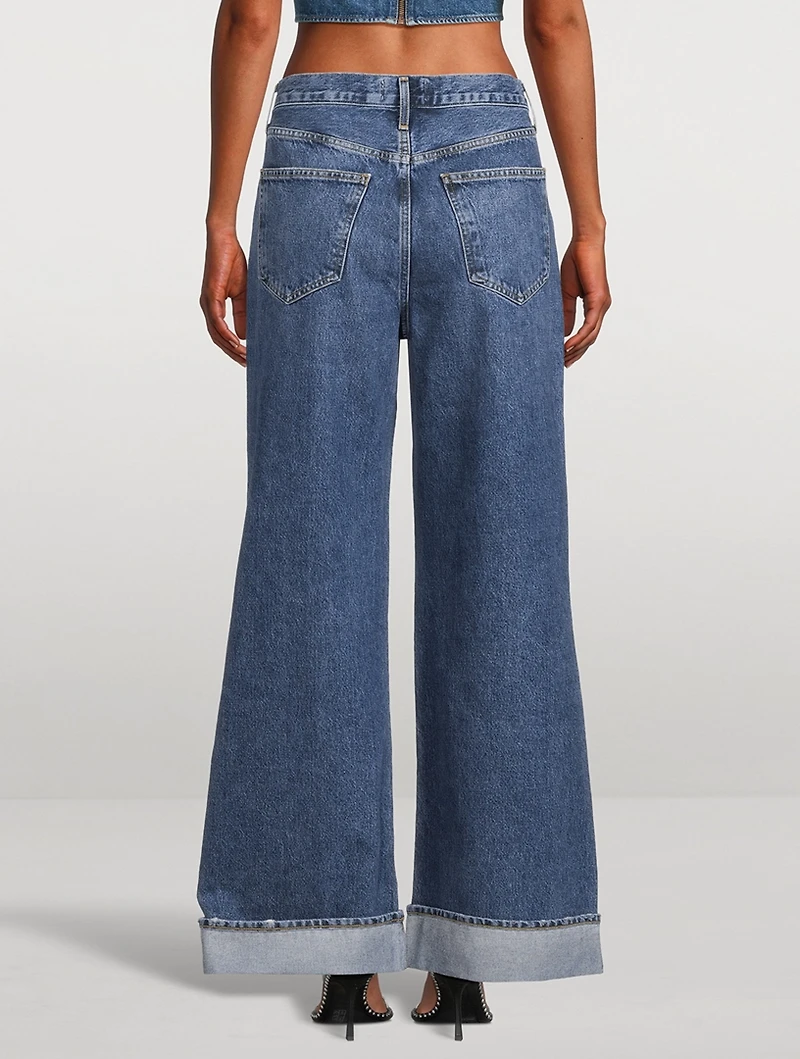 Dame Wide-Leg Jeans