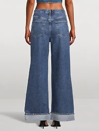 Dame Wide-Leg Jeans