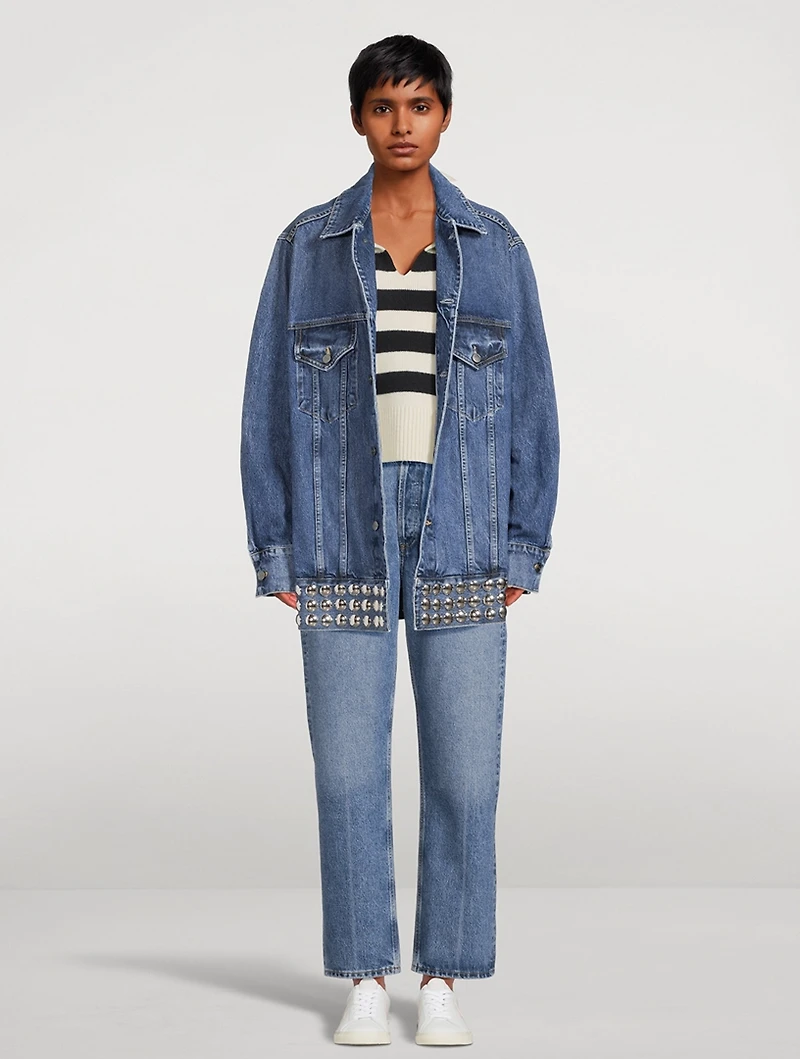 The Grizzo Studded Denim Jacket
